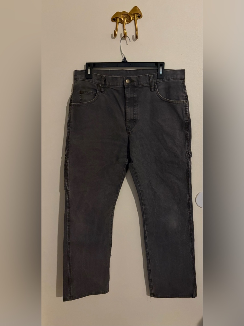Dickies Men's Slim Straight Jeans in Charcoal